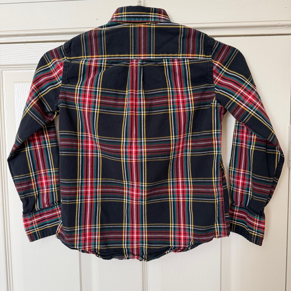 Crewcuts J.Crew Steward Plaid Button Down Shirt Boys 8 - Picture 2 of 9